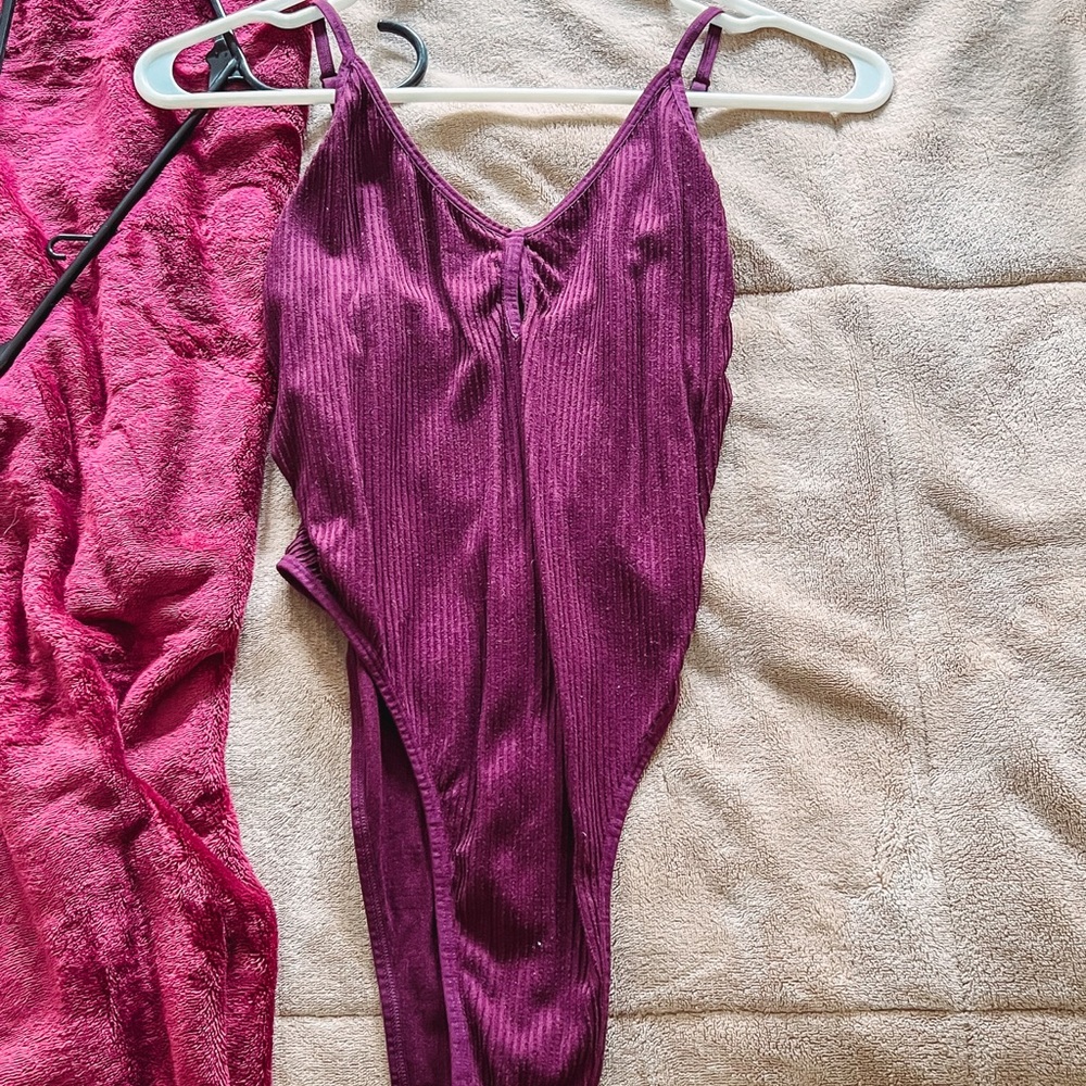Maroon bodysuit